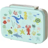 Rice Fiambrera Blue Ocean Print