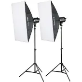 Bresser BRM-300AM Juego de Flash de Estudio 2x300W