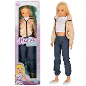 Colorbaby Muñeca Maria 105cm-denim