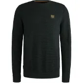 PME Legend Jersey 'Pullover in mouliné cotton' azul oscuro