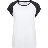 Urban Classics Camiseta negro / blanco