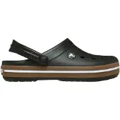 Crocs Zuecos marrón claro / negro / blanco