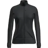 Icebreaker Sudadera con cremallera deportiva negro