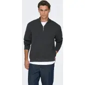 Only & Sons Jersey 'ONSTing' gris oscuro