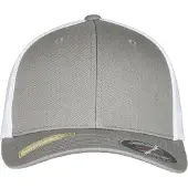 Flexfit Gorra gris moteado / blanco