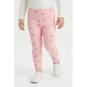 Happy girls Leggings lila / rosa / blanco