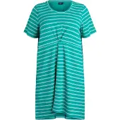 Zizzi Vestido 'Mmelissa' turquesa / blanco