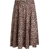 Zizzi Falda 'Monilla' ecru / marrón / negro
