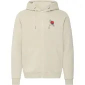 Blend Sudadera con cremallera ' BHJapa Backprint ' greige