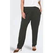 ONLY Carmakoma Pantalón verde oscuro