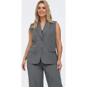 ONLY Chaleco para traje 'CARVictoria' gris