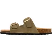 The Divine Factory Zapatos abiertos 'Leder-Pantoletten Noga Sierra Edge' caqui