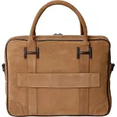 Hackett para hombre. HM4100055 Maletín de ante beige oscuro (OSFA), Clásico, outlet 2026.
