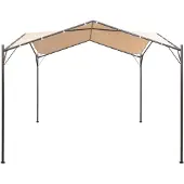 Syfax Cenador carpa 3x3 m de acero beige