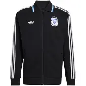 Adidas Sudadera con cremallera deportiva 'Argentina Away Anthem' negro / blanco