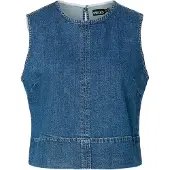 Pieces Camiseta Sin Mangas Silke Denim