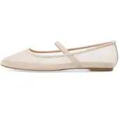 Bianco Bailarinas con hebilla 'Lilia' blanco lana