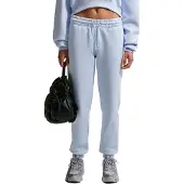 Nike - Women's Phoenix Fleece Mid-Rise Pant - Pantalones de deporte size M, blanco