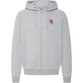 Blend Sudadera con cremallera 'BHJapa ' azul oscuro / gris moteado / rojizo