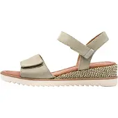 Tamaris Sandalias 'Sandalen mit Keilabsatz und Klettverschluss' verde