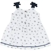 Chicco Vestido negro / blanco
