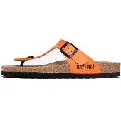 Bayton Sandalias de dedo 'Mercure' naranja / negro