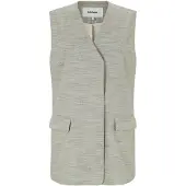 Soft Rebels Chaleco ' SRElliey ' gris claro