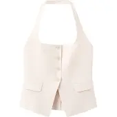 Mango Chaleco para traje 'Boreli' blanco