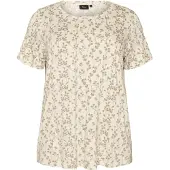 Zizzi Blusa 'Vmalis' beige claro