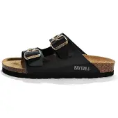 Bayton Zapatos abiertos 'JANNY' marrón / oro / negro