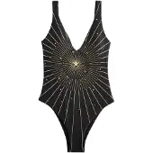 Rockett St George Traje de baño oro / negro