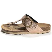 Bayton Sandalias de dedo 'MERCURE' beige / marrón / oro rosa