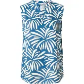 Zabaione Blusa 'Iv44anka' zafiro / blanco lana