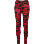 Urban Classics Leggings rojo / rojo carmesí / melón / negro