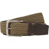 Jack & Jones Cinturón 'JACSPRING' marrón / oliva