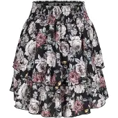 Cloud5ive Falda rosa / negro / blanco
