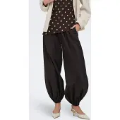 ONLY Pantalón bombacho 'JDYFrankie' marrón oscuro