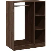 Syfax Armario de madera de ingeniería gris Sonoma 77x48x102 cm