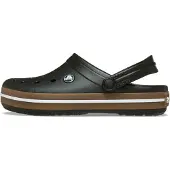 Crocs Zuecos marrón claro / negro / blanco