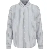 We fashion Camisa azul claro / azul oscuro