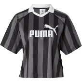 Puma Camiseta funcional 'Ess' gris / negro / blanco
