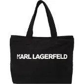 Karl Lagerfeld Shopper 'ESSENTIAL' negro / blanco