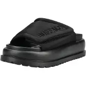 Buffalo Zapatos abiertos 'Palma Velcro' negro