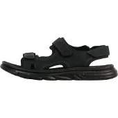 Elong Sandalias 'Flache Sandalen mit Klettverschluss' negro