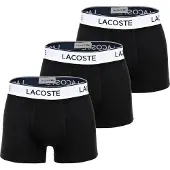 Lacoste Calzoncillo boxer negro / blanco