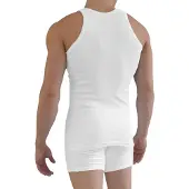 Normani Camiseta térmica blanco