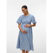 Mamalicious Vestido 'MLHeather' marino / ópalo / blanco