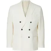 Selected Chaqueta saco blanco