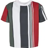 Urban Classics Camiseta navy / verde oscuro / rojo / blanco