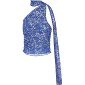 Faina Top navy / plata